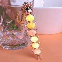 0210100255 Fashion Colourful Caterpillar  Bag Key Chains